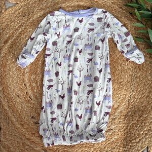 Kickee Pants farm NB Sleep sack.